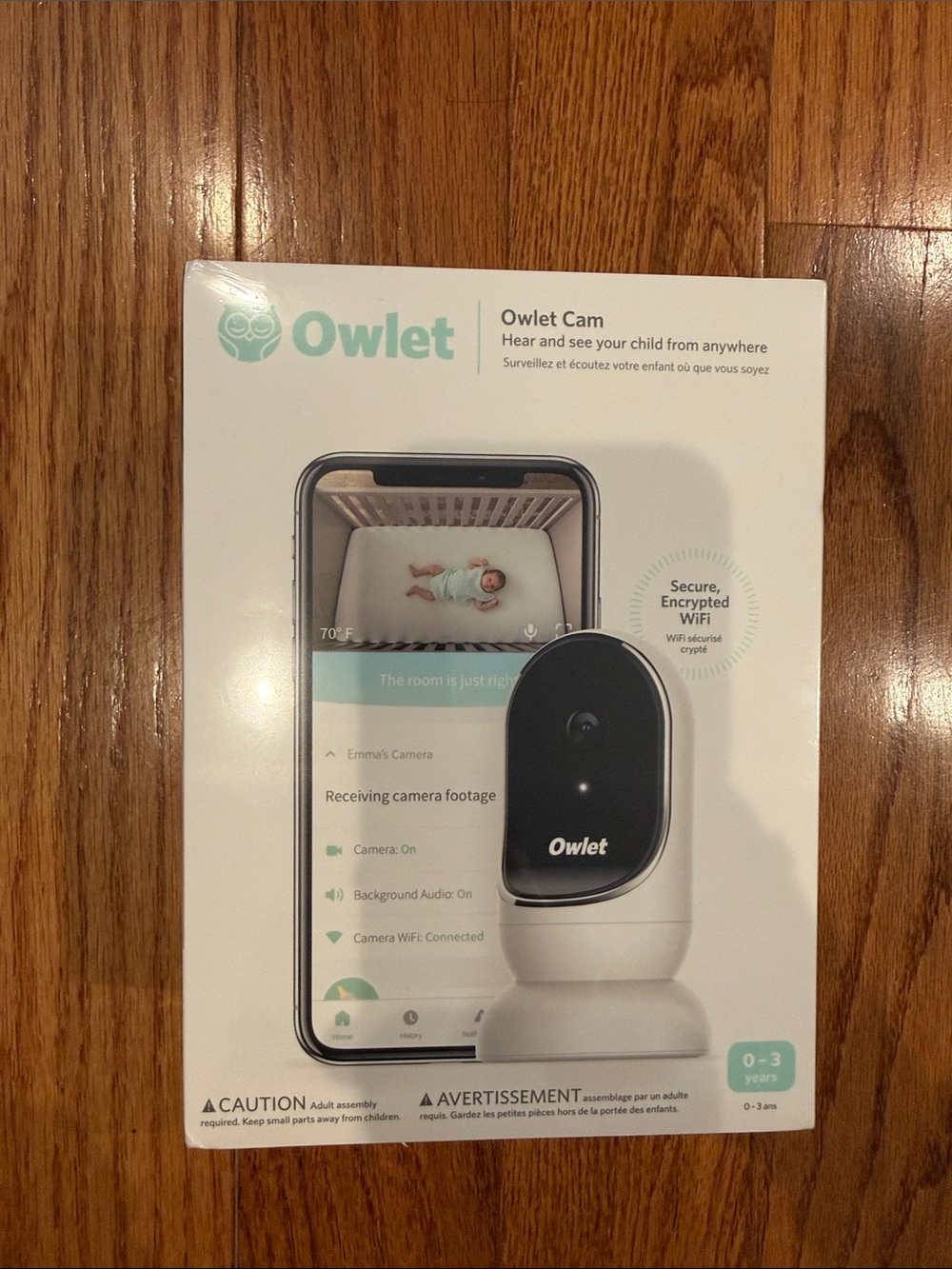 Owlet camera generation 2 new in sealed box with plastic